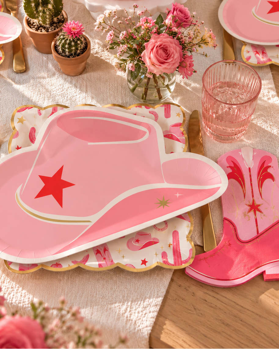 Kit Cowgirl Party · 16 invitados