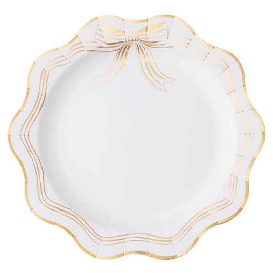 Plato Bow Cream & Gold