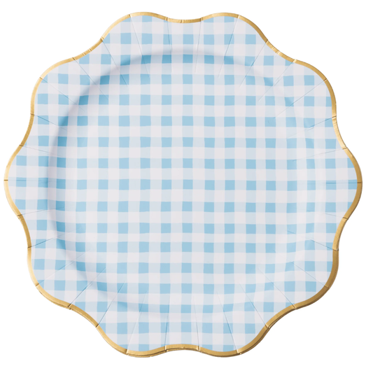 Plato Sky Blue Check