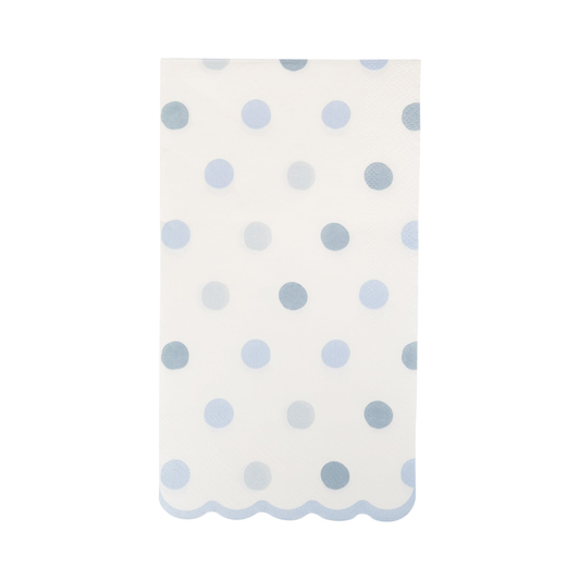 Servilletas Polka Dot Baby Blue