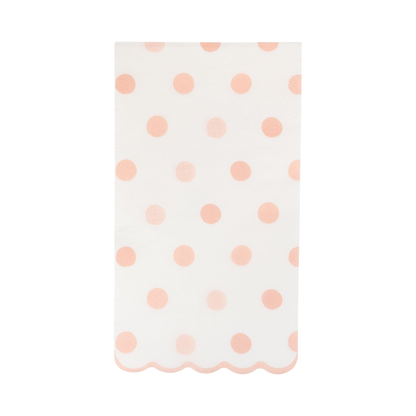Servilletas Polka Dot Baby Pink