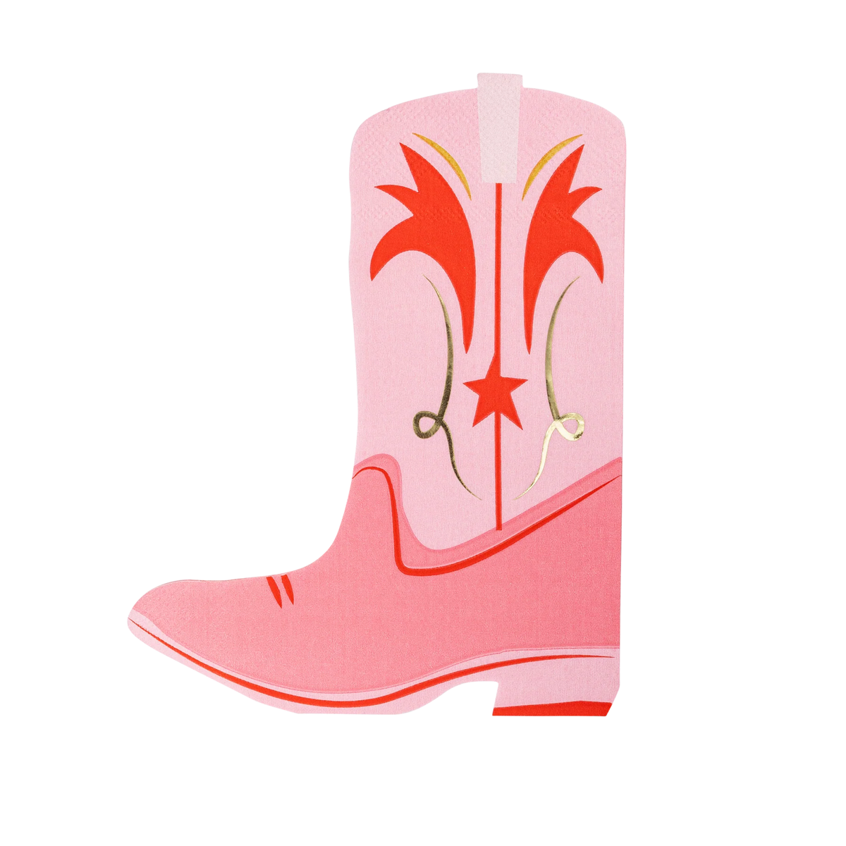 Servilletas Cowgirl Boot Pink