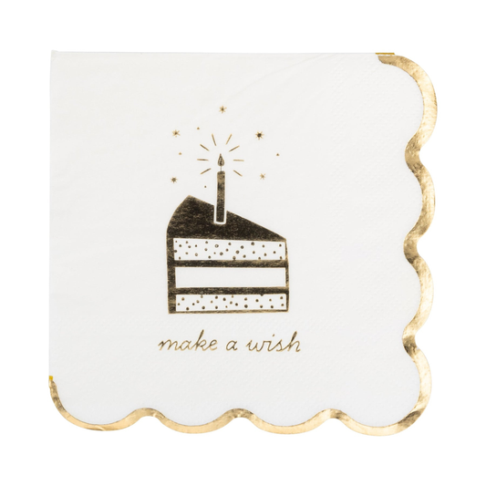 Servilletas Make a Wish Cake